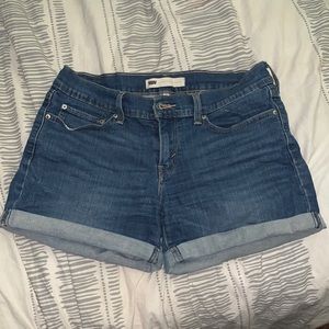 Denim shorts